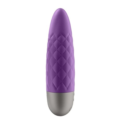 Satisfyer Ultra Power Bullet 5 czarny - kompaktowy model z teksturą