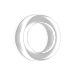 EasyToys No.39 anatomiczny pierścień TPE czarny lub połprzezroczysty