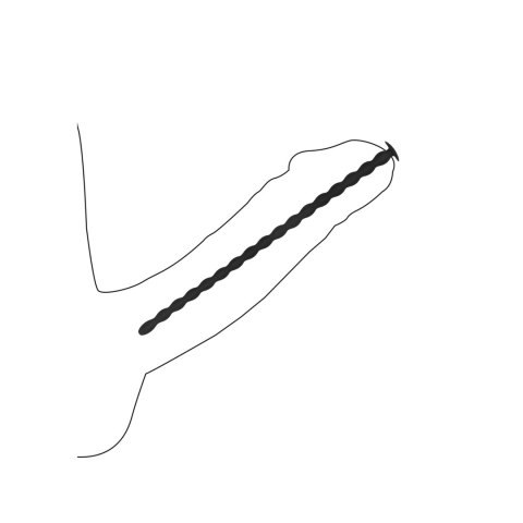 Ouch! Advanced Spiral Silicone Plug Set - 4 rozmiary, 29,6 cm