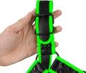 Ouch! Glow in the Dark szelki z klamrą L/XL fluorescencyjne