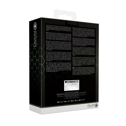 Ouch! Glow in the Dark uprząż biustonosza L/XL, fluorescencyjna