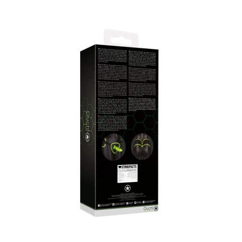 Ouch! Glow in the Dark uprząż z fluorescencyjnymi detalami, uniwersalna