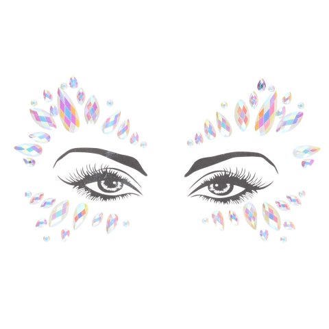 Ouch! by Shots Biżuteria na twarz Bling Sticker wzor 3, świecąca