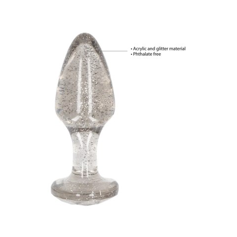 Ouch! by Shots Zestaw 3 akrylowych zatyczek analnych - rożne rozmiary