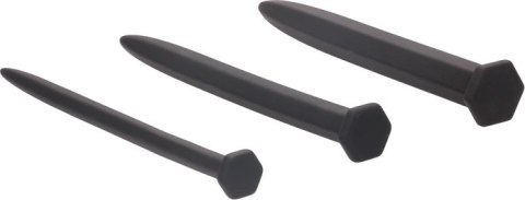 Ouch! by Shots Zestaw silikonowych zatyczek spiralnych, 3 rozmiary