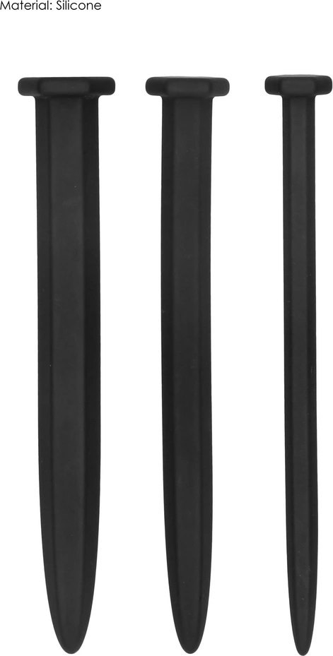 Ouch! by Shots Zestaw silikonowych zatyczek spiralnych, 3 rozmiary
