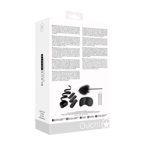 Ouch! by Shots Zestaw wiązań łożkowych 2 - aksamitne kajdanki i akcesoria