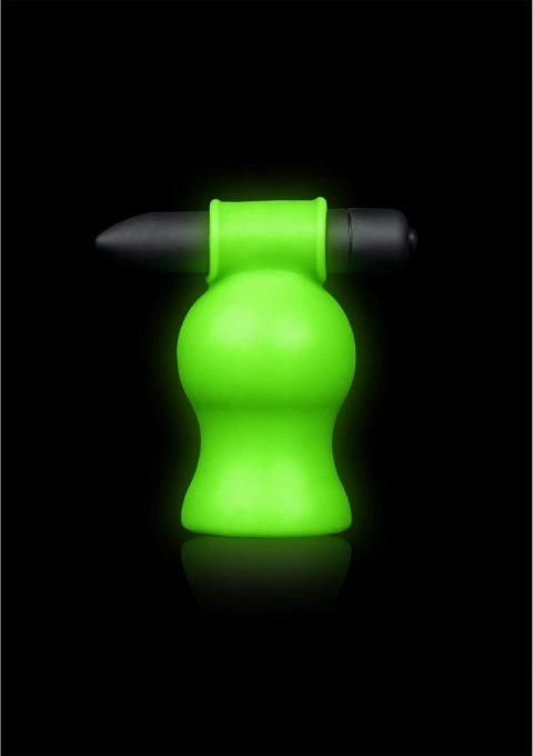 Shots Ouch! Glow in the Dark - model z wibrującą głowką, świecący