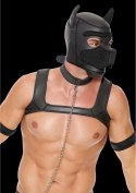 Shots Ouch! Puppy Play Kit L/XL - Kompletny zestaw skorzany z neoprenu