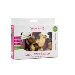 Shots Toys Kajdanki Futrzane Pantera 2 - system szybkozdejmujący