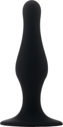 Shots Toys Korek anatomiczny średni z przyssawką 11,7 cm czarny