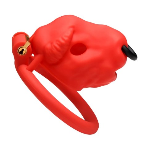 Bull System zabezpieczający Jaula Chastity Cage czerwona XL