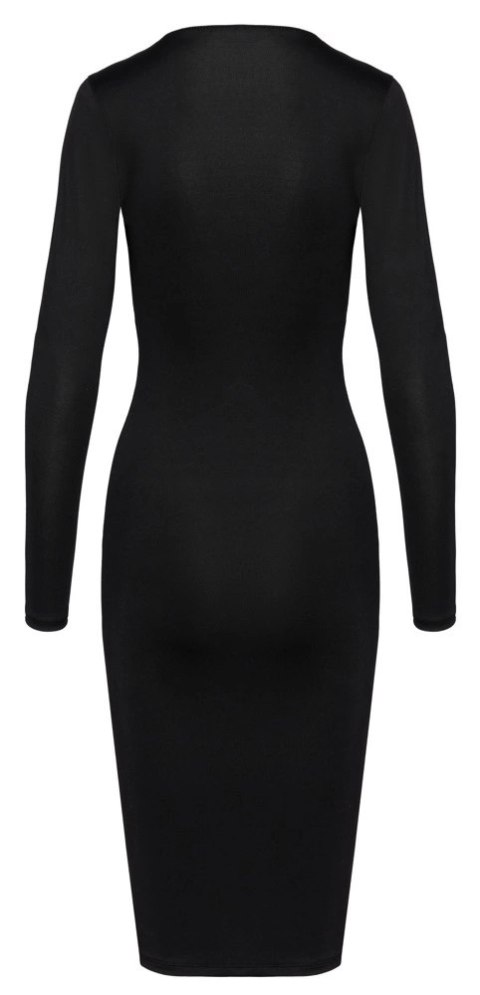 Cottelli Collection Party Sukienka Zip XL czarna, z podwojnym zamkiem