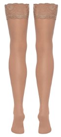 Cottelli Legware Pończochy Nude L z Koronką 20 DEN Komfortowe