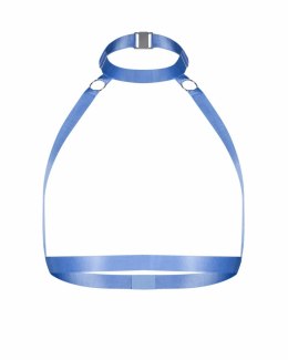 Obsessive Freedom Shaderi niebieski top z paskami i regulacją XL/2XL