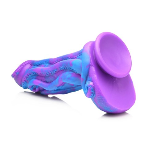 XR Brands Octophallus model silikonowy fioletowo-niebieski 22 cm