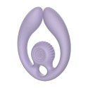 SVibe GIZI Duo - podwojny stymulator dla par, liliowy, pilot bezprzewodowy