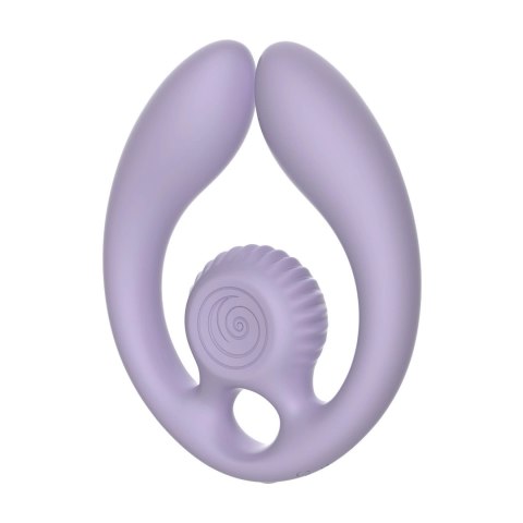 SVibe GIZI Duo - podwojny stymulator dla par, liliowy, pilot bezprzewodowy