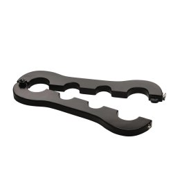 Trapped Stalowy System Ograniczający Nadgarstki i Kostki Czarny 24