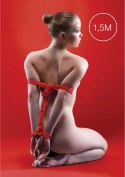 Ouch! Mini Lina Japanese 1,5 m - wytrzymała lina do wiązań, czarna