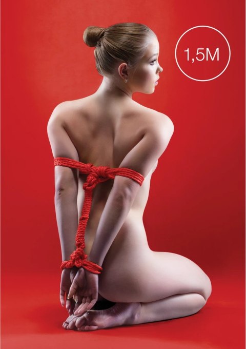 Ouch! Mini Lina Japanese 1,5 m - wytrzymała lina do wiązań, czarna