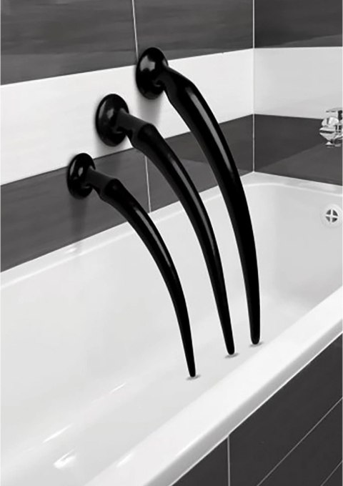 XR Brands Slim Tapered - Zestaw elastycznych stożkowych wtyczek, 3 szt.