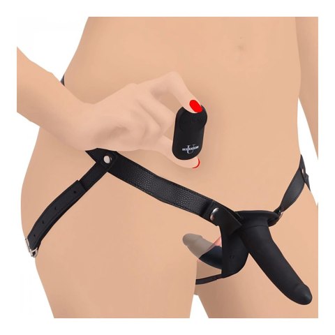 XR Brands Strap-On System Podwojny Wibrujący + Pilot Bezprzewodowy
