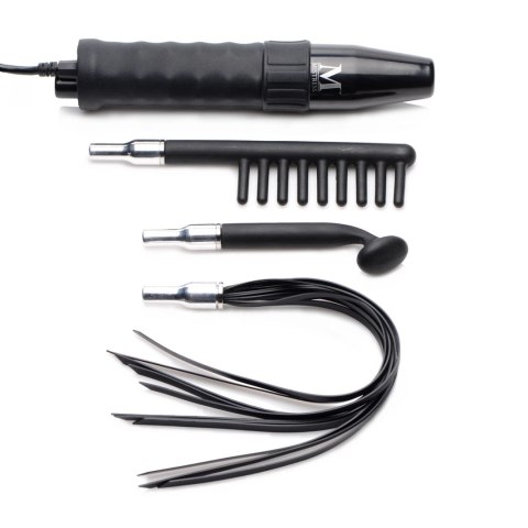 XR Brands Violet Wand IS - rożdżka z 3 silikonowymi końcowkami