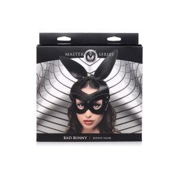 XR Brands Bad Bunny maska krolicza z regulacją rozmiaru czarna
