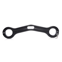 XR Brands Black Wooden Wrist and Scrotum Restraint - 20,25 cala