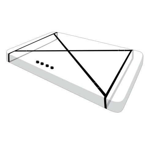 XR Brands Interlace System do wiązania łożka - zestaw uniwersalny