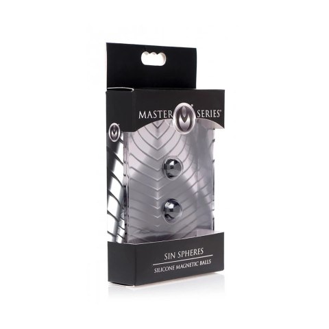 XR Brands Kulki Magnetyczne Silikonowe XL do Aplikacji Lubrykantu