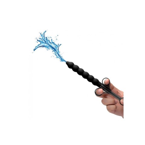 XR Brands XL Aplikator płynow z silikonowymi kulkami, czarny