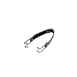 XR Brands Mouth Opener Deluxe - Regulowany czarny system ustny