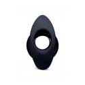 XR Brands Tunnel Plug Medium - silikonowy korek tunelowy, średni rozmiar