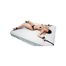 XR Brands Zestaw wiązań do łożka z wyściełanymi mankietami