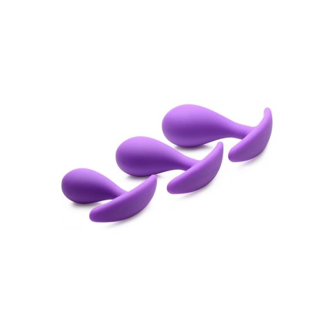 XR Brands silikonowy zestaw do treningu - 3 rozmiary, ergonomiczny kształt