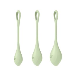 Satisfyer Yoni Power 2 - Kulki trenujące mięśnie dna miednicy, czarne