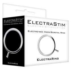 ElectraStim ElectraRing metalowy pierścień intymny 32 mm unipolarny