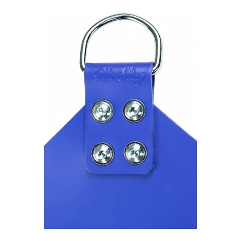 Mr. Sling Pas biodrowy skorzany regulowany 4-punktowy niebieski