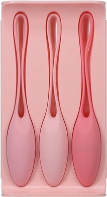 Doc Johnson Kule treningowe mięśni dna miednicy silikonowe 3 szt.