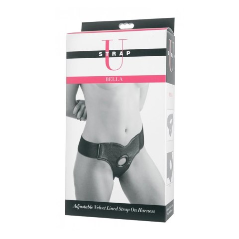 XR Brands Bella - Pasek intymny z regulacją, aksamitna podszewka