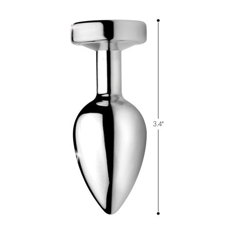 XR Brands LED Plug średni - aluminiowy korek z wielokolorowym światłem