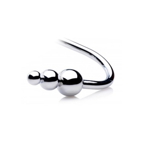 XR Brands Meat Hook model z kulkami - stalowy hak z pierścieniem