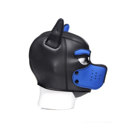 XR Brands Neoprene Hood K9 - maska neoprenowa, elastyczna, czarna