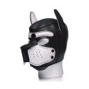 XR Brands Neoprene Puppy Hood elastyczna maska neoprenowa czarna
