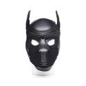 XR Brands Neoprene Puppy Hood - regulowana maska neoprenowa czarna