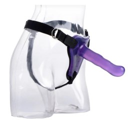 XR Brands Strap-On System T-Back z anatomiczną nakładką 7 cali czarny