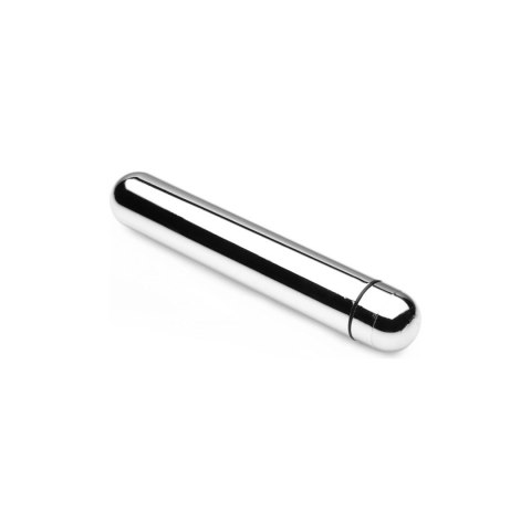 XR Brands Thunder Bullet - wielofunkcyjny wibrator Bullet, srebrny
