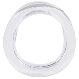 Doc Johnson Ring Classic silikonowy pierścień anatomiczny czarny